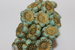 Flower as a button 18 mm matte/bronze