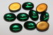 Cabochon 18x13 mm shine