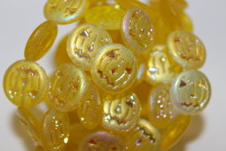 Halloween pumpkin 14 mm matte/AB one side