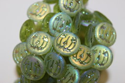 Halloween pumpkin 14 mm matte/AB one side