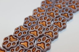 Cat paw 13 mm matte/old patina