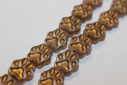Cat paw 13 mm matte/old patina