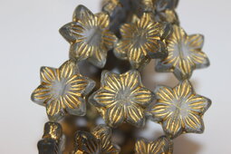 Flowers 16 mm star matte/bronze