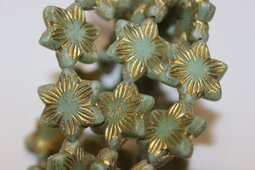 Flowers 16 mm star matte/bronze