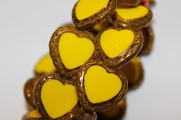 Heart 18 mm Valentine shine/dark bronze