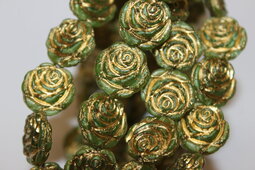 Rose 14 mm shine/bronze