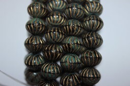 Bicone 12x10 mm shine/bronze