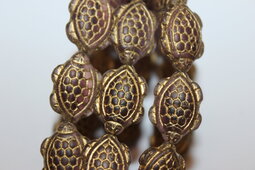 Turtle 18x13 mm matte/bronze