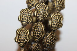 Turtle 18x13 mm matte/bronze