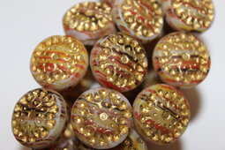 Mandala 18 mm matte/bronze