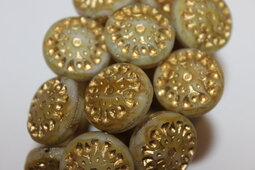 Mandala 18 mm matte/bronze