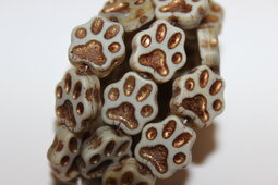 Cat paw 13 mm matte/old patina