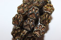 Cat paw 13 mm matte/old patina
