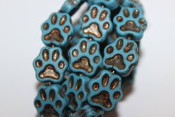 Cat paw 13 mm matte/old patina
