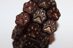 Cat paw 13 mm matte/old patina