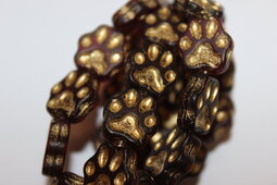 Cat paw 13 mm matte/bronze