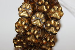 Cat paw 13 mm matte/bronze