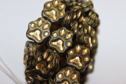 Cat paw 13 mm matte/bronze