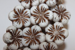 Hibiscus 20 mm matte/old patina