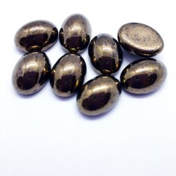 Cabochon 14x10 mm shine