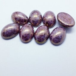 Cabochon 14x10 mm shine