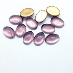 Cabochon 14x10 mm shine