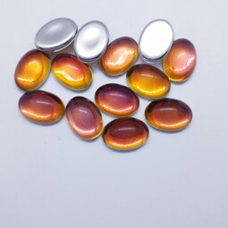 Cabochon 14x10 mm shine