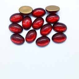 Cabochon 14x10 mm shine
