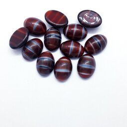 Cabochon 14x10 mm shine