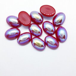 Cabochon 14x10 mm shine