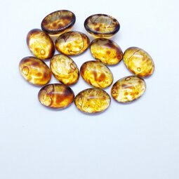 Cabochon 14x10 mm shine