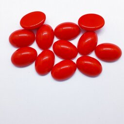 Cabochon 14x10 mm shine