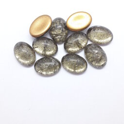 Cabochon 14x10 mm shine