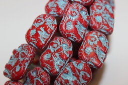 Elephant 19x14 mm matte/blue