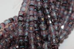 Antique beads 6 mm combinations/blue