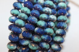 Rondells 9x6 mm shine/combination/bronze