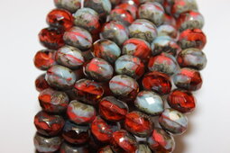 Rondells 9x6 mm shine/combination/picasso