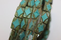 Rectangle/Rhombus 13x8 mm shine/picasso