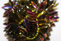 Daggers 16x5 mm shine/Amber one side