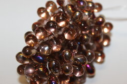 Drops 9x6 mm shine/amber