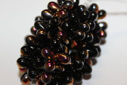 Drops 9x6 mm shine/amber