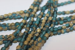 Fire polished 4 mm matte/vacuum coating