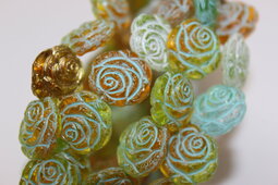 Roses 14 mm shine/mix/colours/surface coating