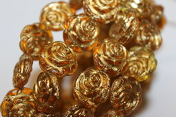 Rose 14 mm shine/bronze