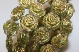 Rose 14 mm matte/bronze