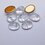 Cabochon 18x13 mm shine